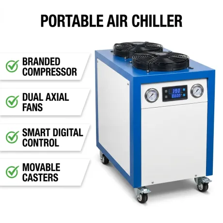 Portable Air-cooled Chiller, 2hp, 220 V, 1.5KW(2.01hp)