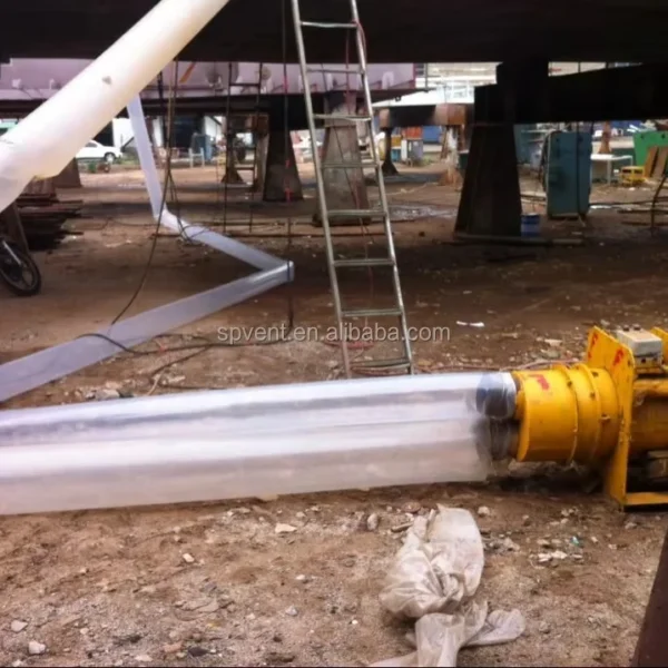 Portable Axial Exhaust Fan, PVC, 100m