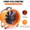 Portable Axial Fan, 5m, 100%, Copper, Aluminum - view 4