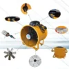 Portable Axial Ventilating Fan, SHT-30, 12", 300MM, 220V - view 2