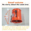 Portable Axial Ventilator, 12'', 300mm110V/220V - view 4