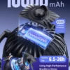 Portable Clip Fan, 360, LED - view 2