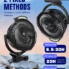 Portable Clip Fan, 360, LED - view 3