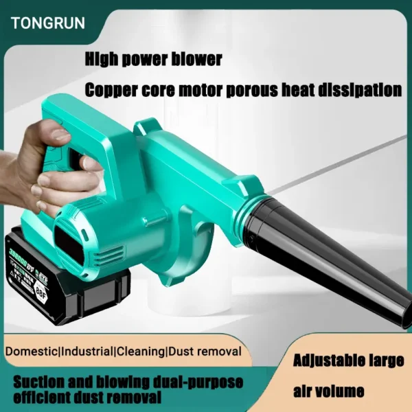 Portable Cordless Lithium-ion Blowervacuum, Brushless, 3-Year - view 2