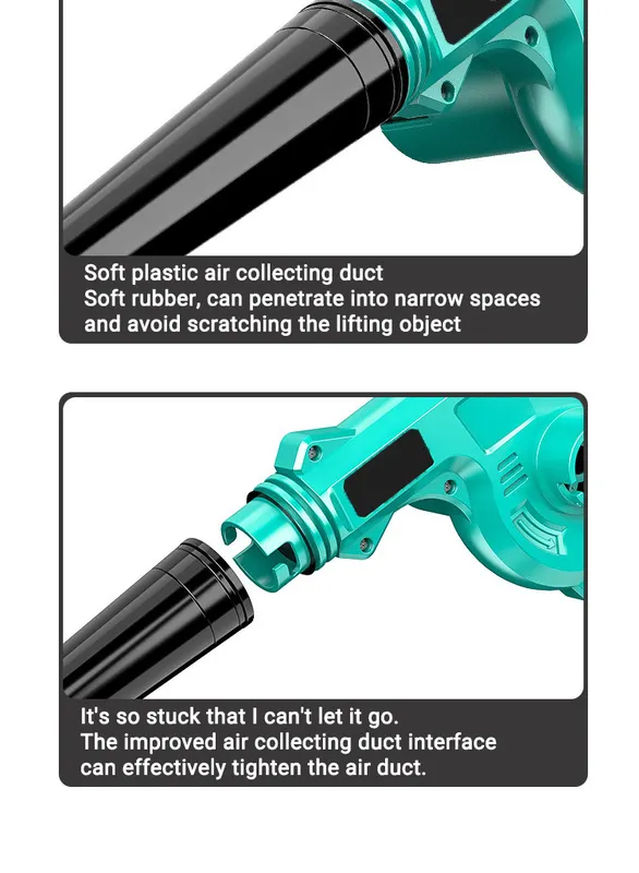 Portable Cordless Lithium-ion Blowervacuum, Brushless, 3-Year - view 4