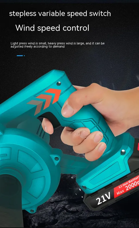 Portable Cordless Lithium-ion Blowervacuum, Brushless, 3-Year - view 5