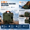 Portable Diesel Heater, 6KW, 12V, 24V, 220V - view 5