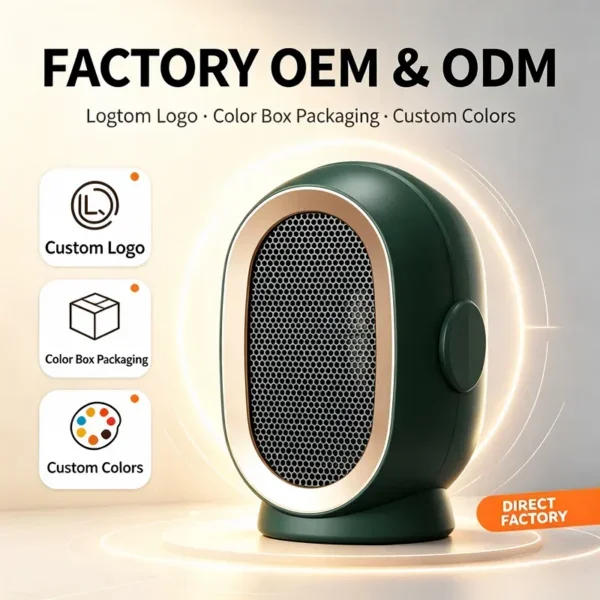 Portable Electric Heater, 220V, 1200W - view 3