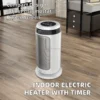 Portable Electric Heater, 24H, 1200W, PTC - view 2