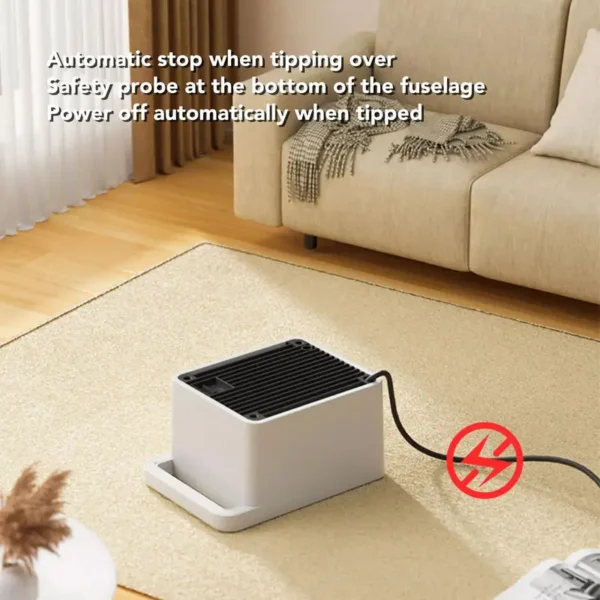 Portable Electric Heater, 900W, PTC - view 4
