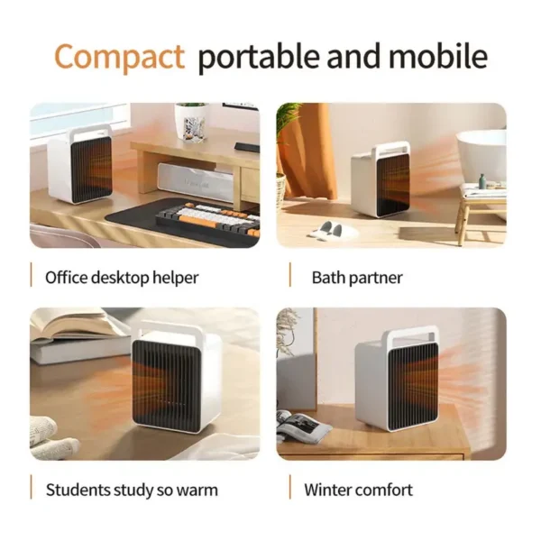 Portable Electric Heater, 900W, PTC - view 5