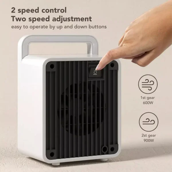 Portable Electric Heater, 900W, PTC - view 6