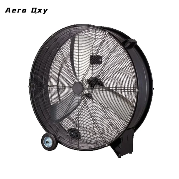 Portable Floor Drum Fan, 220 V, Cast Iron - view 2