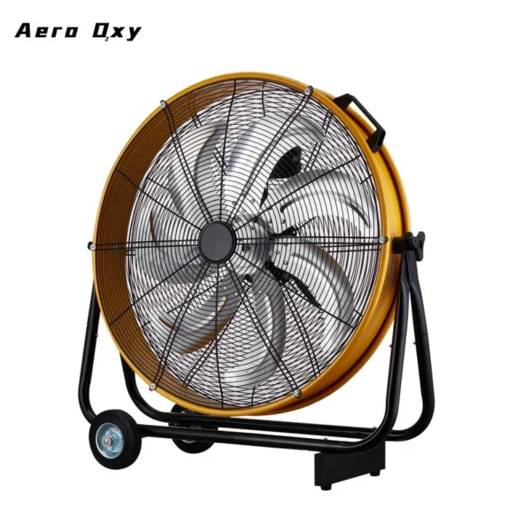 Portable Floor Drum Fan, 220 V, Cast Iron - view 3