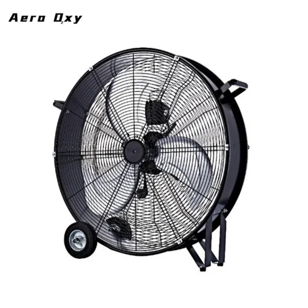Portable Floor Drum Fan, 220 V, Cast Iron - view 4