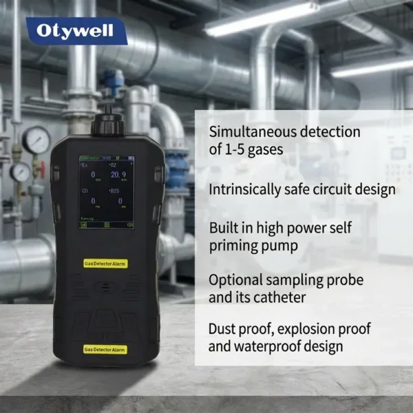 Portable Gas Detector Pump, ATEX, H2S, O2, CO2 - view 2