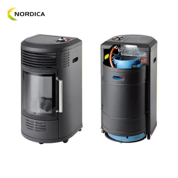Portable Gas Heater, FH-508, Battery, Metal - view 6