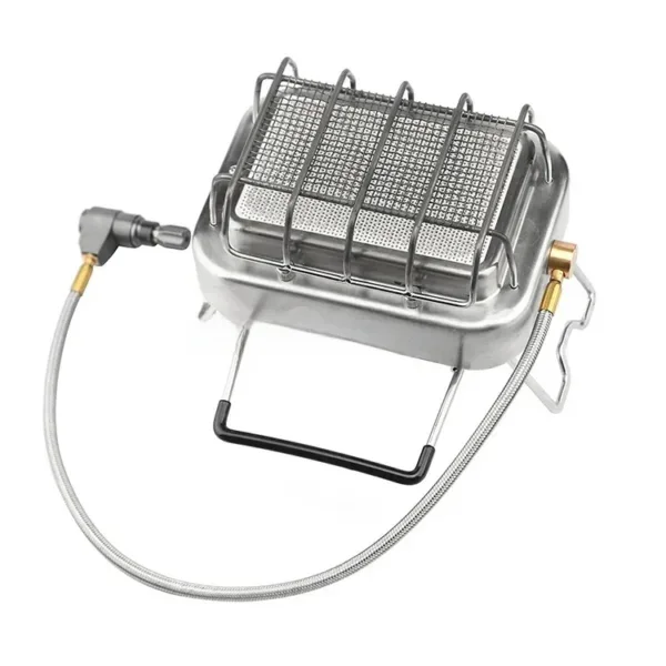 Portable Gas Heater, Stainless, Steel, 1800W