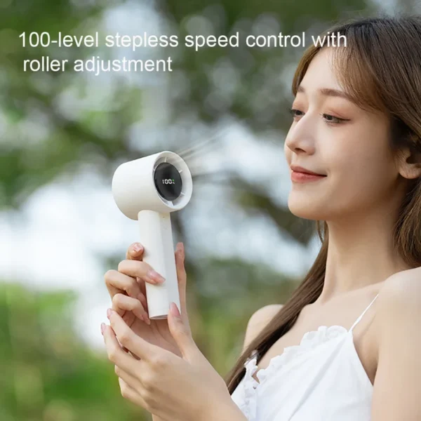 Portable Handheld Fan, 100, Brushless, USB - view 2