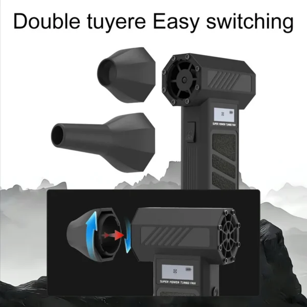 Portable Handheld Turbo Fan, 52m, Electric - view 3