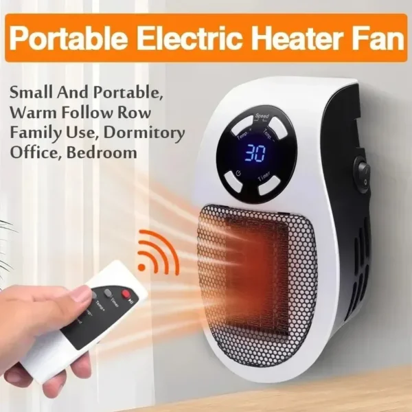Portable Heater, 350W, Wall - view 2