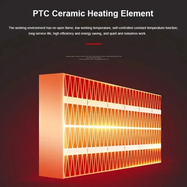 Portable Heater, 350W, Wall - view 5