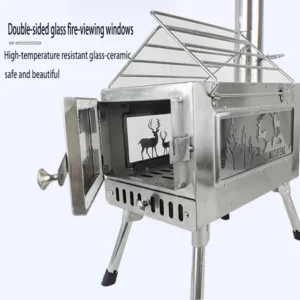 Portable Heater, Stainless, Steel
