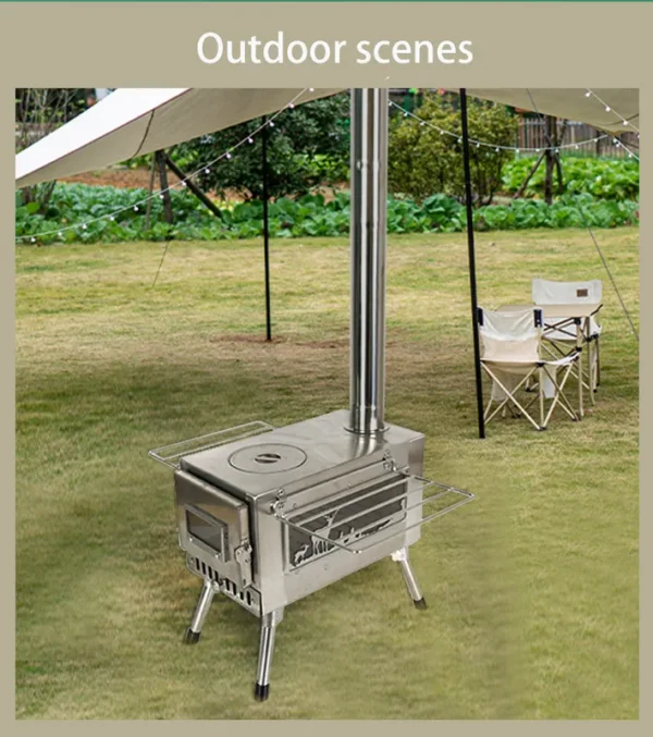 Portable Heater, Stainless, Steel - view 5