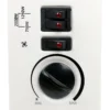 Portable Home Heater, 1000W, Plastic - view 4