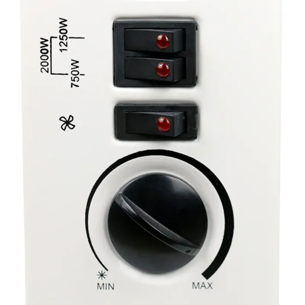 Portable Home Heater, 1000W, Plastic - view 4