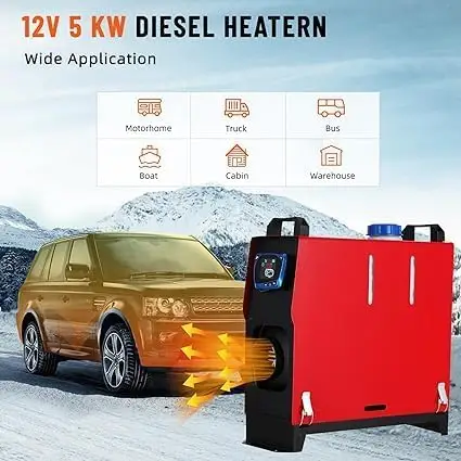 Portable Indoor Parking Heater, 5KW, LCD - view 2