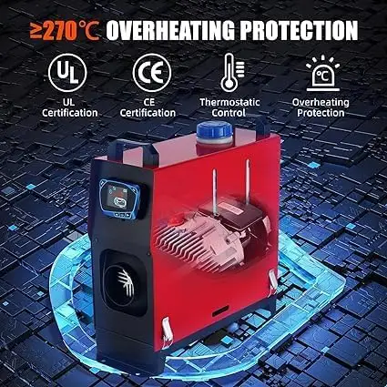 Portable Indoor Parking Heater, 5KW, LCD - view 5