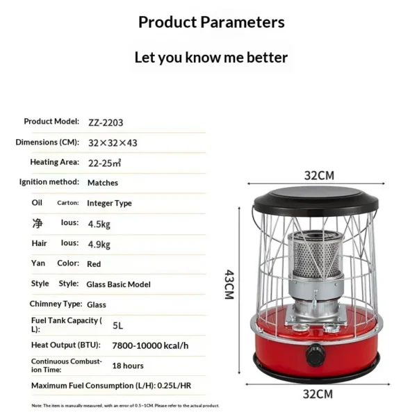 Portable Kerosene Heater - view 4