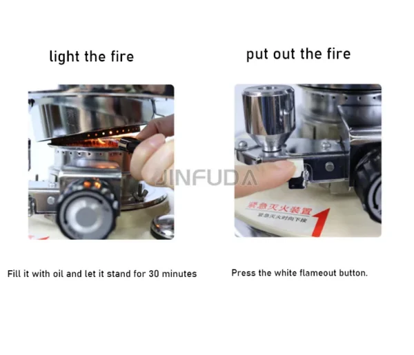 Portable Kerosene Heater, 2800MY, 5.2L - view 6