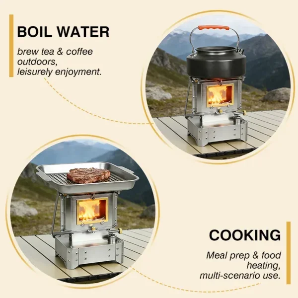 Portable Kerosene Heater, INBESTCAMP, Stainless Steel - view 4