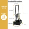 Portable Kerosene Heater, INBESTCAMP, Stainless Steel - view 5