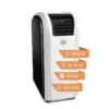 Portable Mobile Fan, 12000btu, 240 - view 2