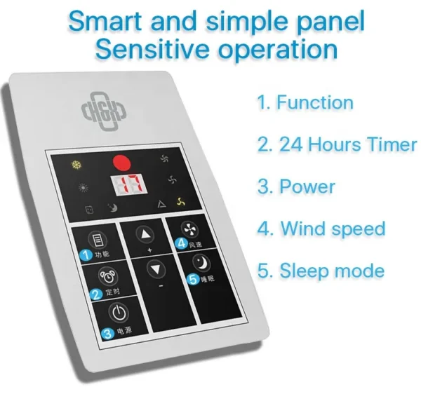 Portable Mobile Fan, 12000btu, 240 - view 6