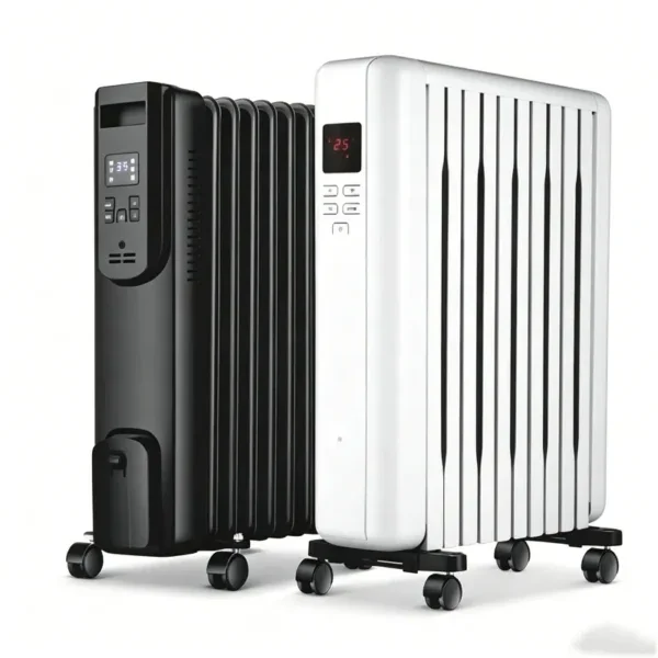 Portable Oil-filled Home Heater, 2500W, Metal - view 2