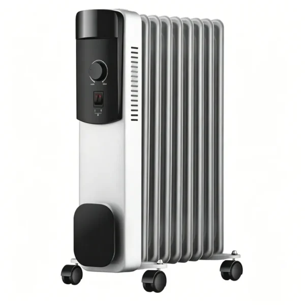 Portable Oil-filled Home Heater, 2500W, Metal - view 3