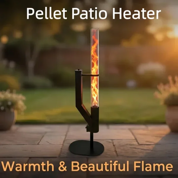 Portable Pellet Rocket Stove, Steel, Cold Rolled Steel, TYKLBL - view 2