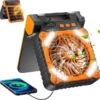 Portable Rechargeable Fan, Solar, USB