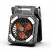 Portable Rechargeable Fan, Solar, USB - view 2