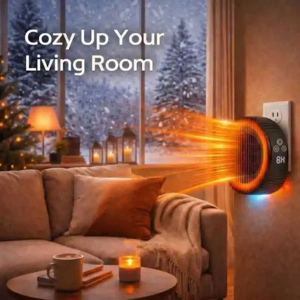 Portable Space Heater, 600W, PTC - view 2