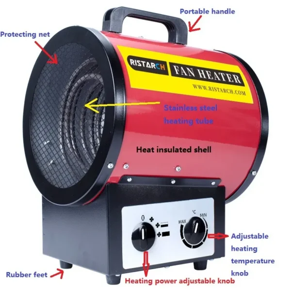 Portable Stainless Steel Heater, LPG, 220V, Keepingwarm - view 6