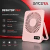 Portable Table Fan, 2000mAh, 5 V, Battery