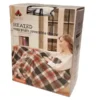 Portable Wearable Electric Blanket, 120V, soft coral fleece - view 6