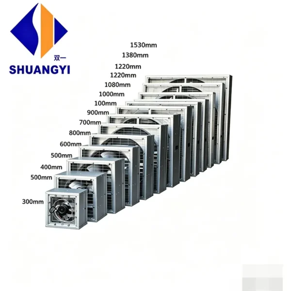 Poultry Farm Ventilation Fan, 380 V, Electric - view 6