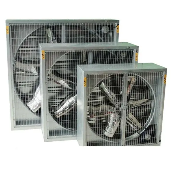 Poultry House Axial Fan, CUBIC, DLFH-1380, Stainless, Steel