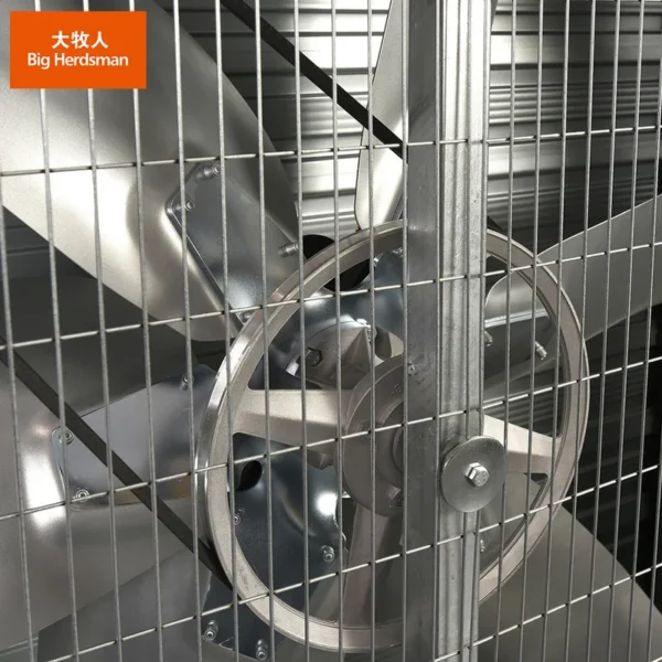 Poultry House Box Fan, 220-380V, Hot Galvanized - view 3